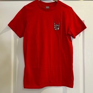 Rue21 Rex Rocker Hand Bones Embroidered Tee